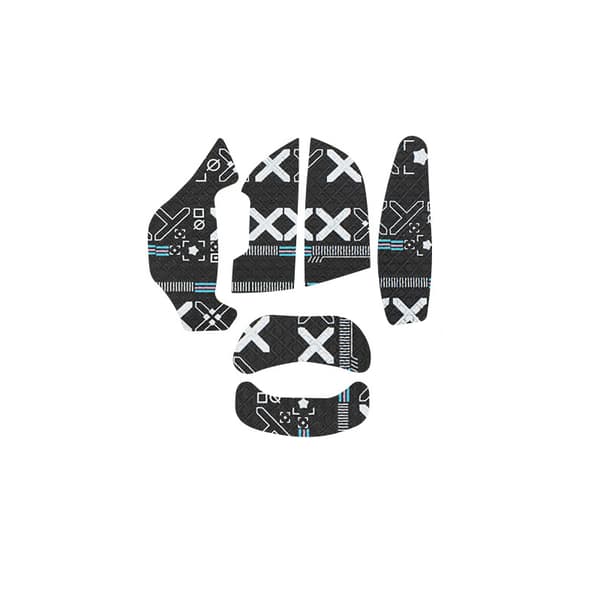 Forbedrede Grip Mouse Stickers til Logitech G604 Black Black