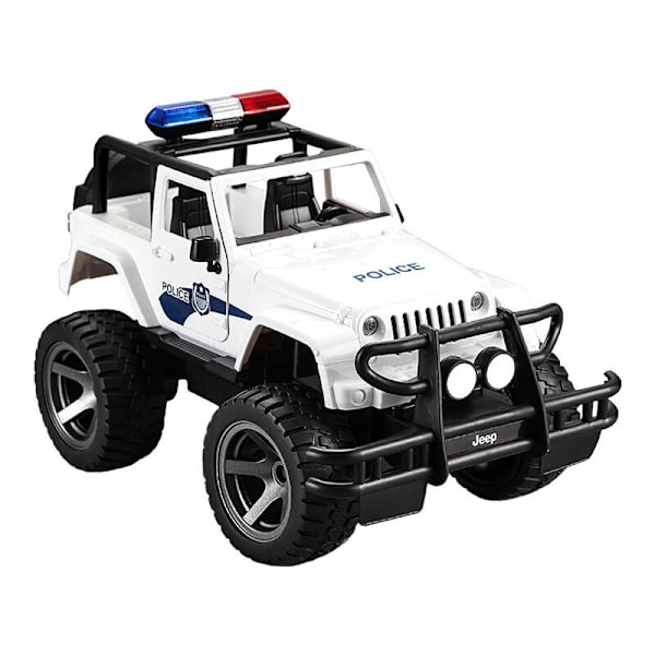 Fjärrstyrd bil 1:12 Double Eagle (vit) Jeep (polis) E550-003