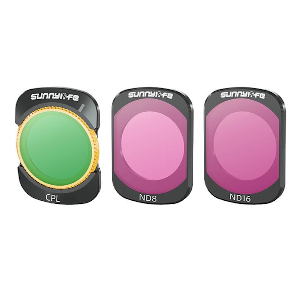 Filtry CPL, ND8, ND16 Sunnylife til DJI Osmo Pocket 3