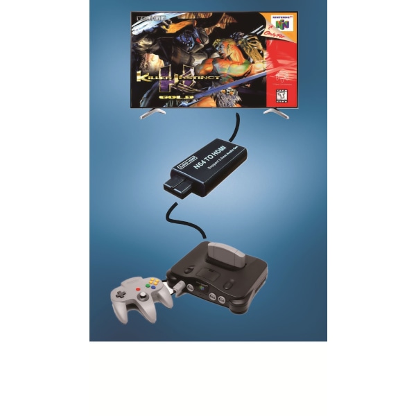 INF Nintendo 64 till HDMI-omvandlare