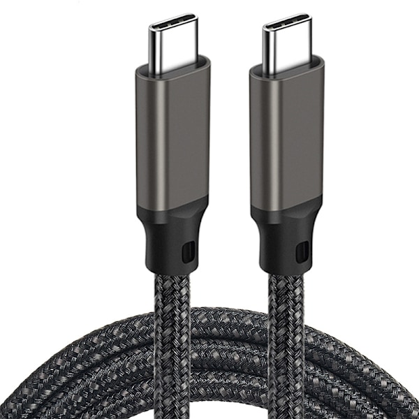 3M USB-C till USB-C snabbladdningskabel - Svart Titan 1 m