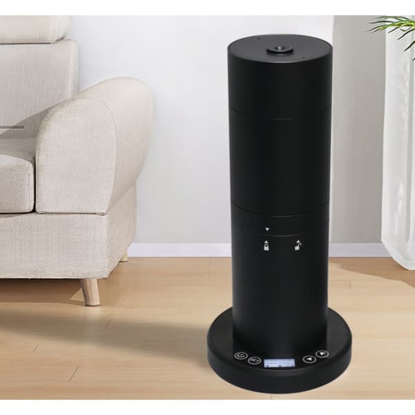 Vertikal essentiel oliediffuser med Bluetooth & WiFi - EU-stik, stor rumduft, kompatibel med Smart Home