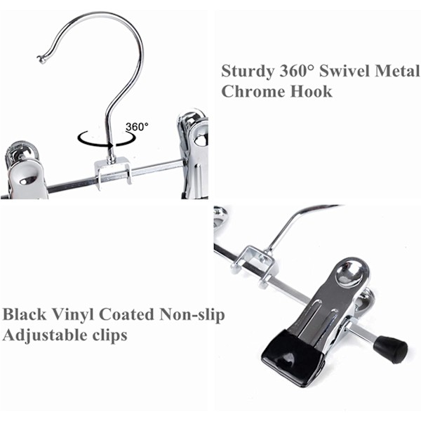 INF Buks / nederdel bøjle med clips 20-pack