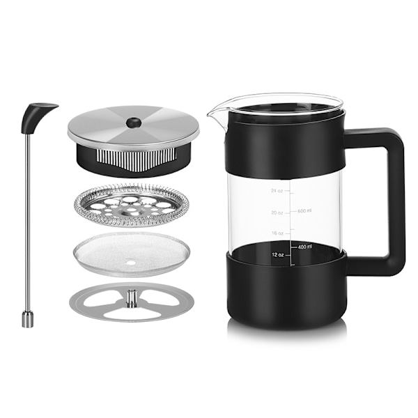 1000ML Gooseneck Spout French Press Coffee Maker