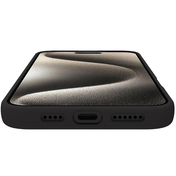Cromo Soft rubber case iPhone 16 Plus Svart