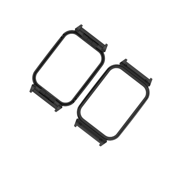 Metalramme til Xiaomi Band 9 Pro - 20 mm Sort
