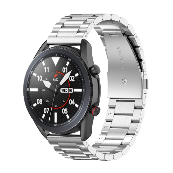 Urrem 22 mm Huawei Watch GT / Magic / TicWatch Pro rustfrit stål Sølv