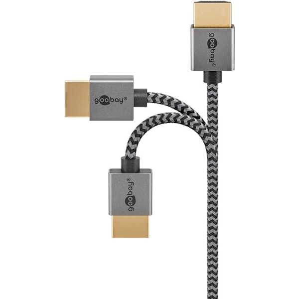 Slim höghastighets HDMI™-kabel med Ethernet