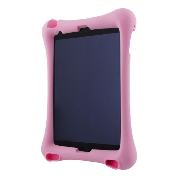 Silicone case, for all 10.2"-10.5" iPads, stand, pink