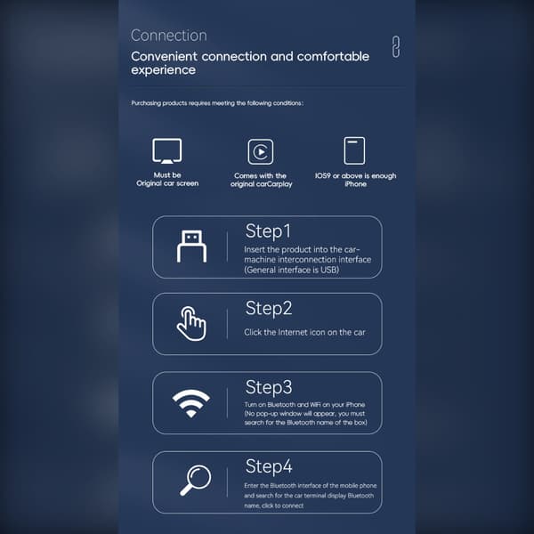 Langaton Carplay & Android Auto 2-in-1 Älyauton Yhteyslaatikko-adapteri
