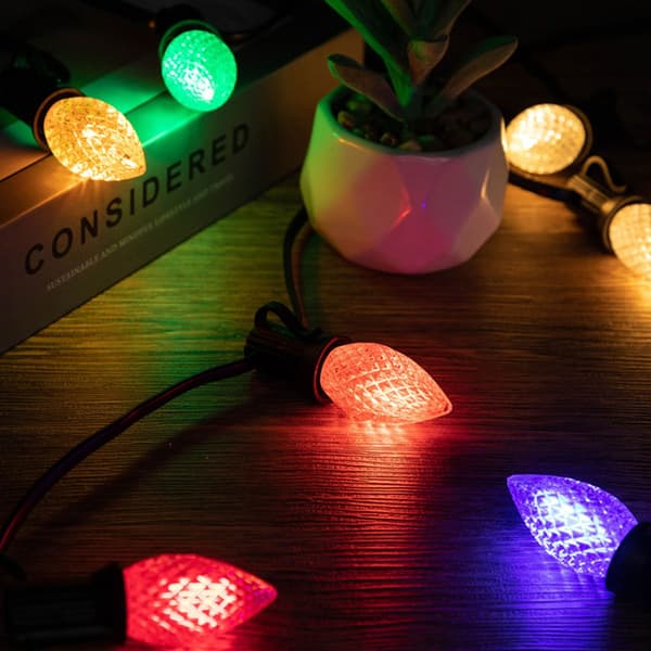 LED-filamenttikynttilälamput - Monivärinen sekoitus - 25 kpl - 110 V - E12-kanta