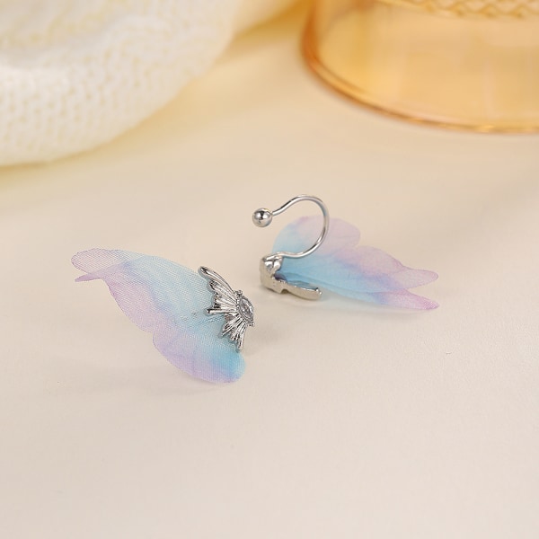 Butterfly ear clips øreringe