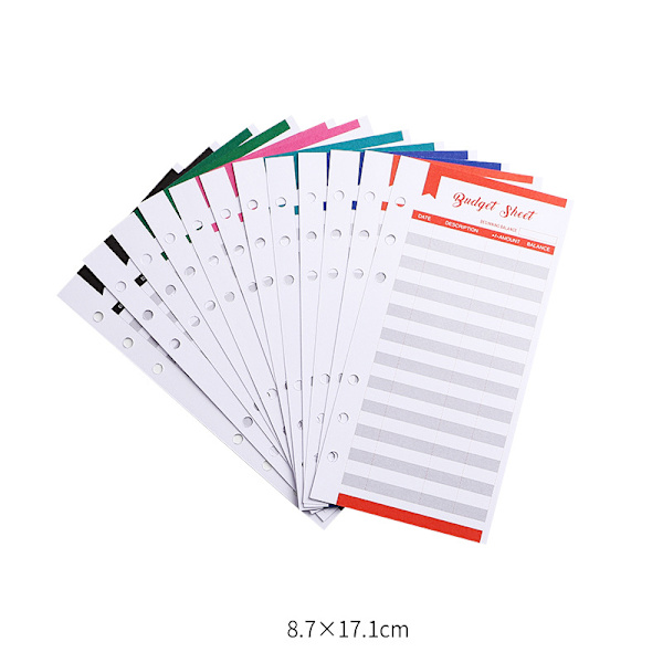 A6 Budgetplanlægger MultiColor