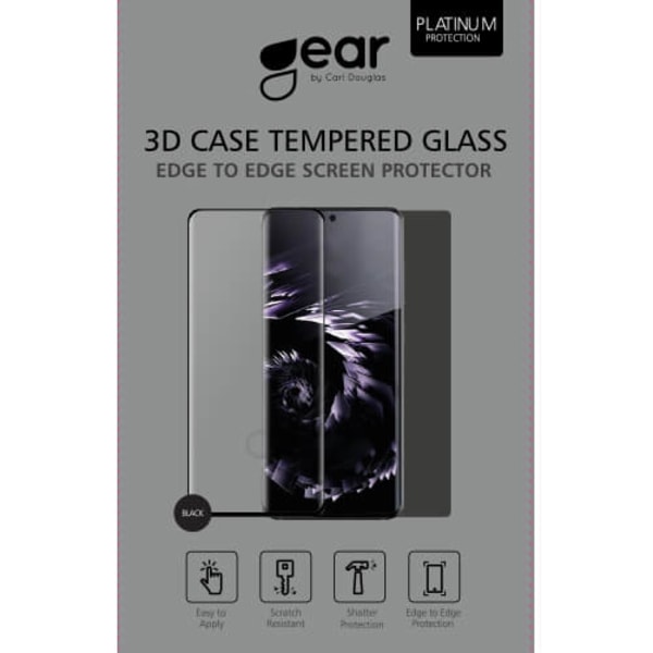 GEAR Härdat Glas 3D Full Cover Black Xiaomi Note 10/Note 10 Pro/