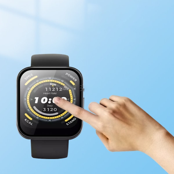 Skärmskydd i Härdat Glas för Smartklocka, 2-pack Amazfit BIP 5