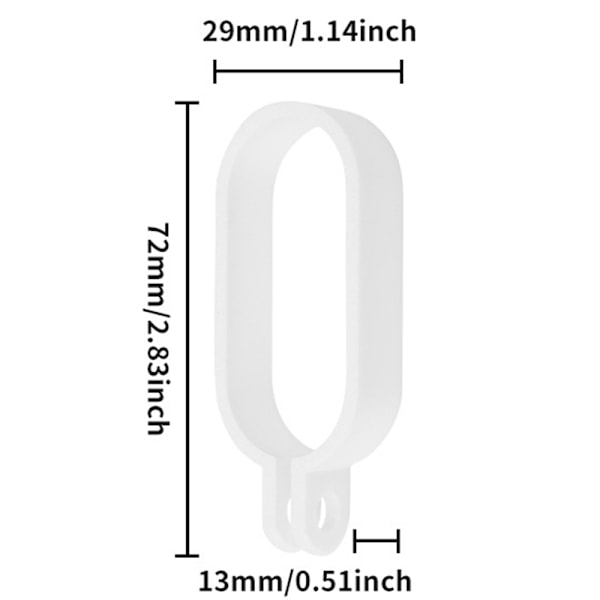 Förlängningsfäste för Insta360 GO 3/3S White White