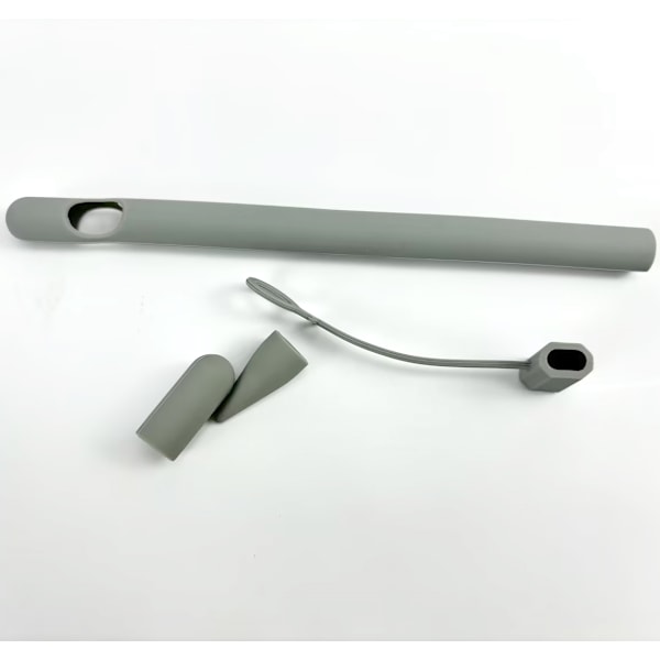 4-osainen silikonisuojakotelosarja Apple Pencilille Harmaa