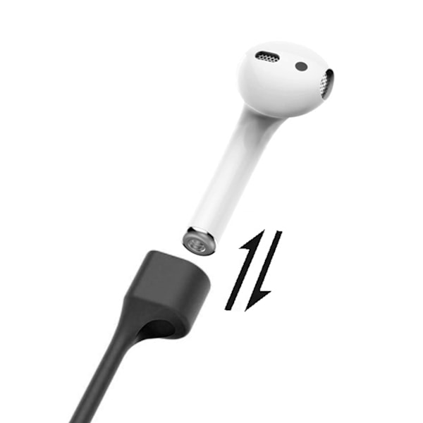 Magnetisk rem til AirPods 2, AirPods Pro 2/3 Sort