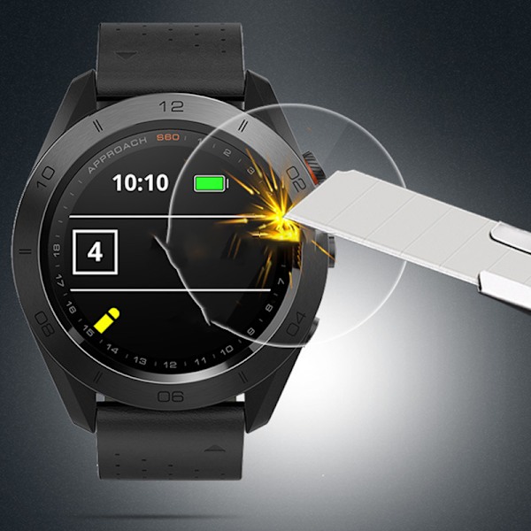 Garmin Approach S60 skærmbeskytter, 2-pak HD hærdet glas
