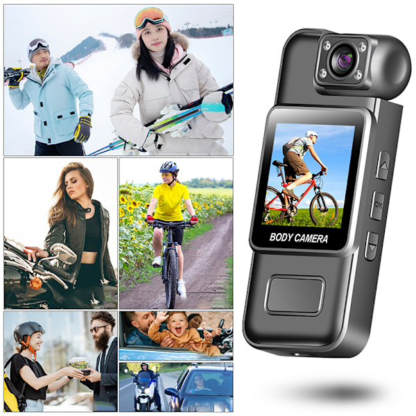 M11 WiFi Clip-On Udendørs Sportskamera - Sort