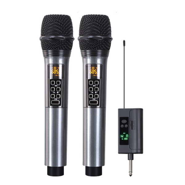 INF Stemmemikrofonkonference Mikrofon Karaokemikrofon engelsk version Sort