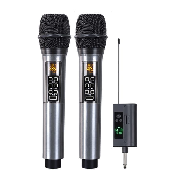 Stemmemikrofonkonference Mikrofon Karaokemikrofon engelsk version Black Black