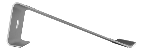 Laptop and tablet stand, aluminum 11-15”, silver