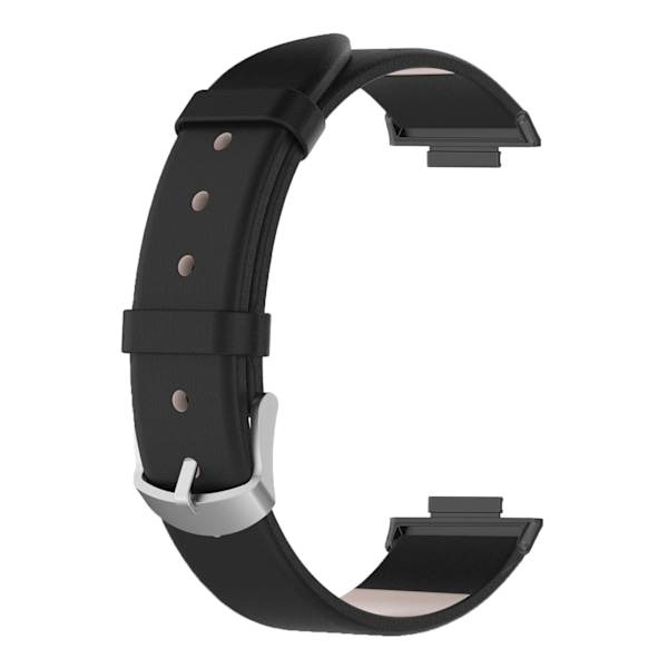 Äkta läder klockarmband för Redmi 4 Svart