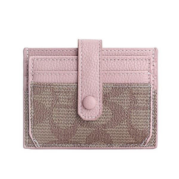 Kortholder til kvinder med flere kortpladser Pink Pink