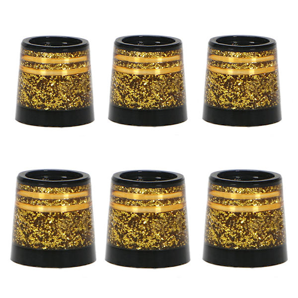 Golf Iron Ferrules - Set med 6 st Guld