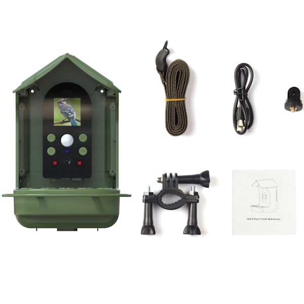 Smart fågelmatare Kamera Solceller BFC-1200