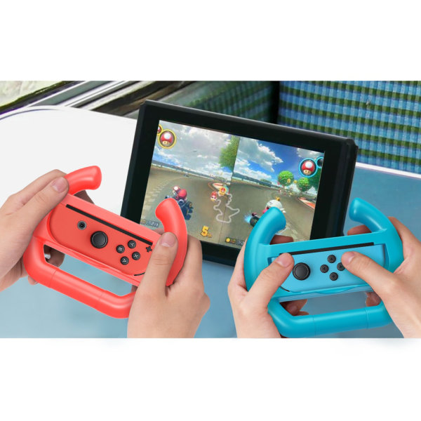 Nintendo Switch Joy-Con 2-pack punainen / sininen ohjauspyörä