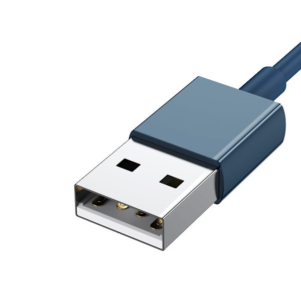 USB-kabel 3-i-1 Baseus Superior Series, USB till mikro-USB / USB-C / Lightning, 3,5 A, 1,5 m (blå)