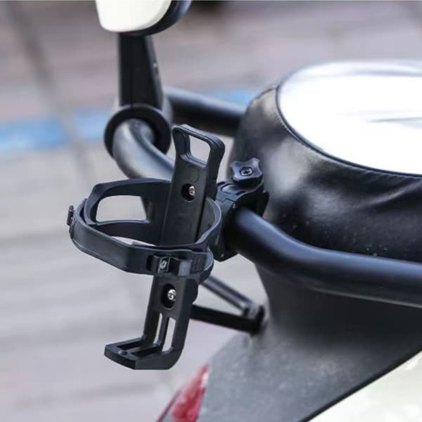 Quick Release Strap Cykel Flaskhållare - Multifunktionell Vattenkoppshållare, Säker och Justerbar för Alla Cyklar