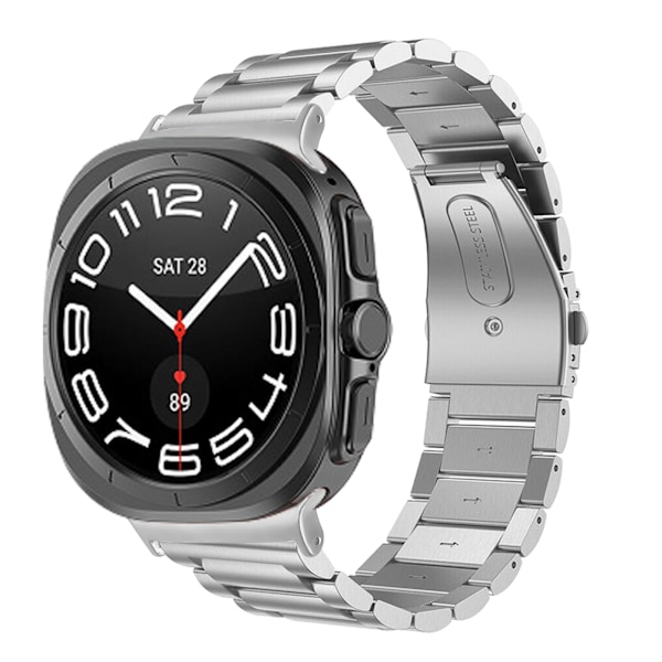 Klockarmband i rostfritt stål för Samsung Galaxy Watch 7 47MM Silver