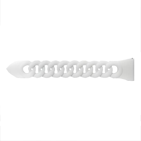 Silikonklockarmband - Kompatibelt med Samsung & Huawei White M White M