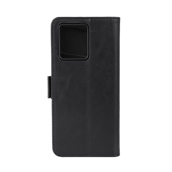 Wallet Klassisk 3 kort Motorola Edge 40 Neo 5G Sort