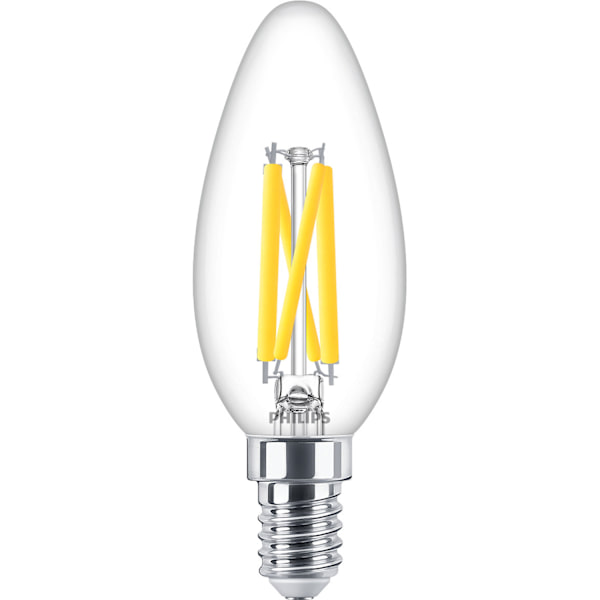 LED E14 Kron 3,4W (40W) Klar Dim WarmGlow 470