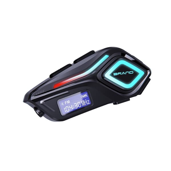 Motorcykelhjelm Bluetooth Headset 2-i-1 med Mikrofon, Støjreducerende Stereo, Lang Batterilevetid