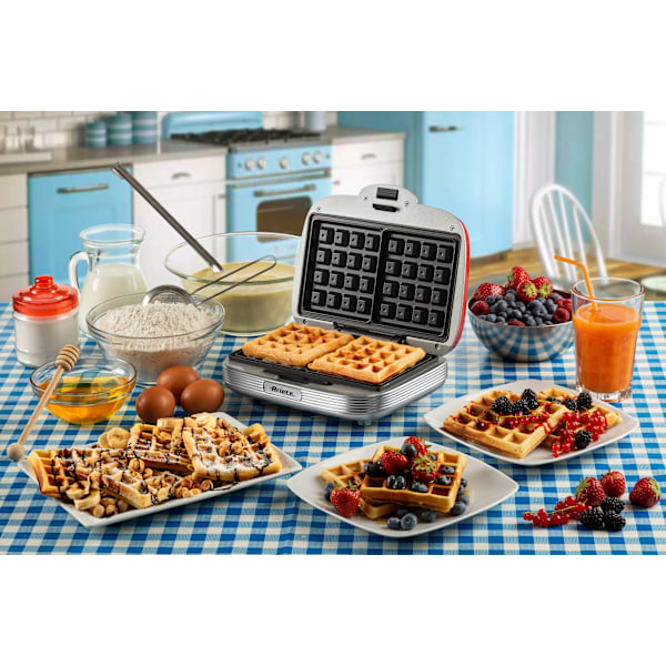 Party Time waffle maker Red