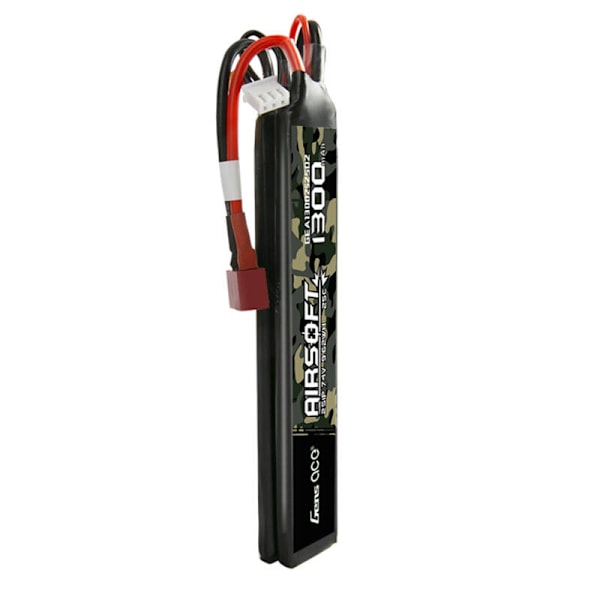 Gens ace 25C 1300mAh 2S1P 7.4V satula Airsoft Gun Lipo -akku T-liittimellä