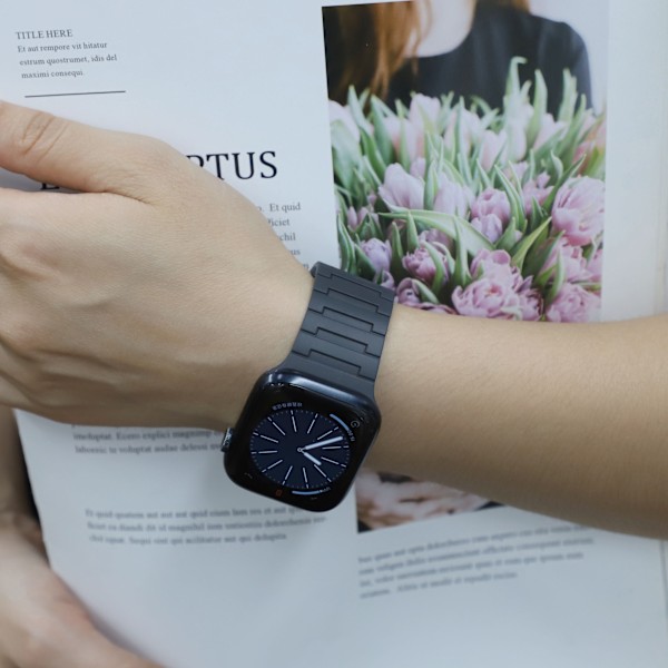 Magnetisk slingrem för Apple Watch (42/44/45/49 mm) - EU-patent Midnattsblå