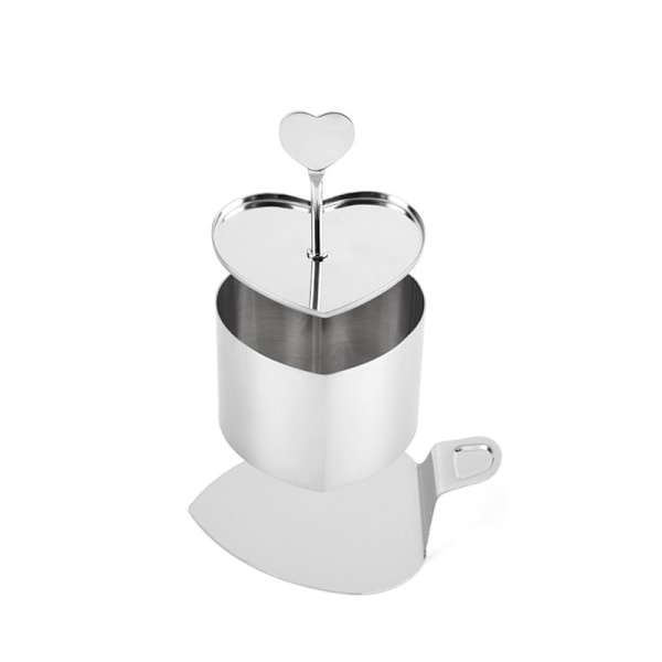 Rustfrit stål Mousse Ringe Sæt med 3 (PP taske) Hjerteformet
