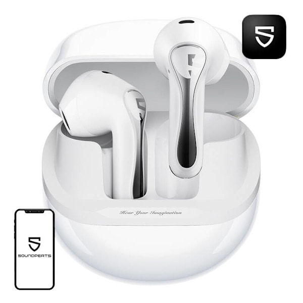 TWS Soundpeats Air 5 hovedtelefoner (hvide)