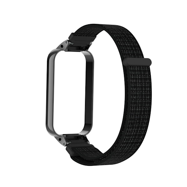 Nylon kellon ranneke Xiaomi Redmi Band 2/8 Activelle Musta
