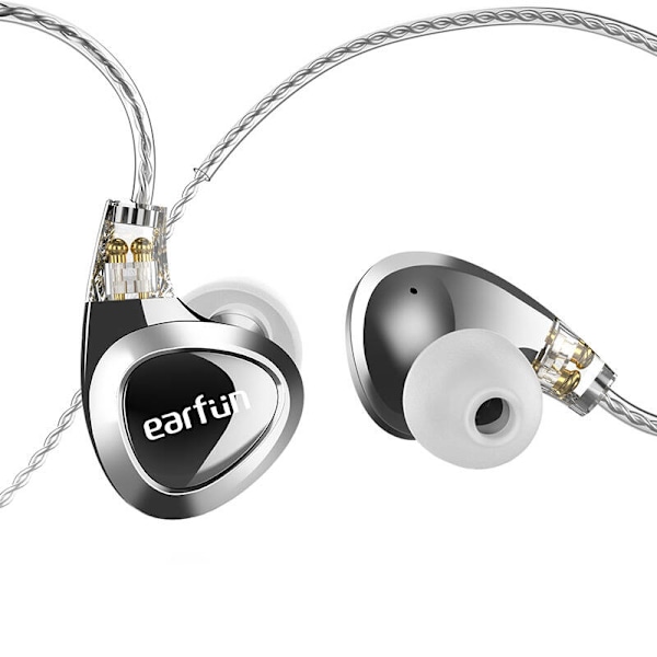 Langalliset kuulokkeet EarFun EH100 (hopea)