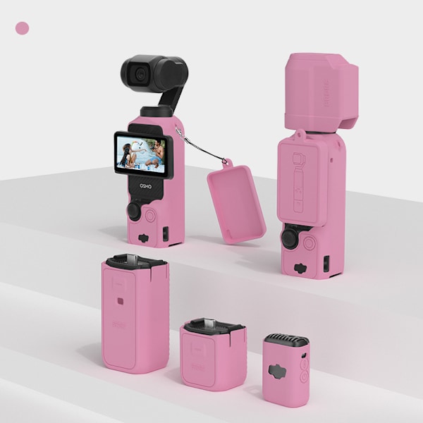 Silikonisuojakotelo DJI OSMO Pocket 3:lle Red Red