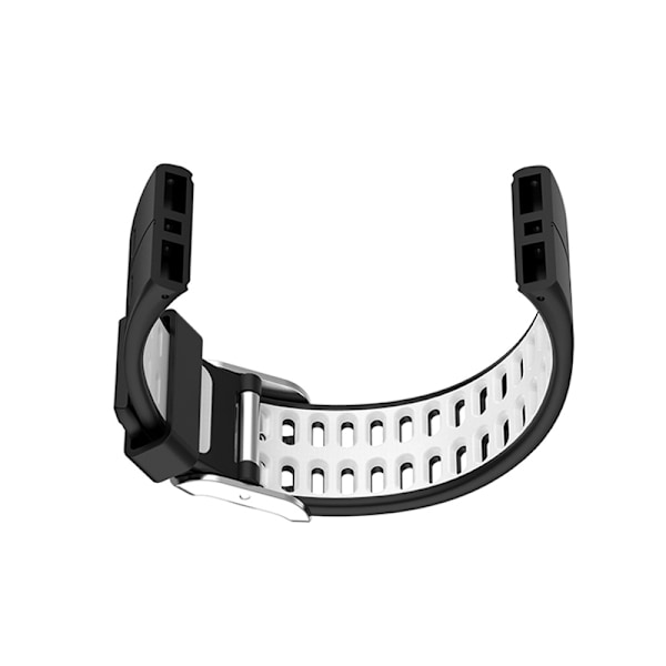 Silikone urrem til Polar V800 GPS Smartwatch Sort hvid