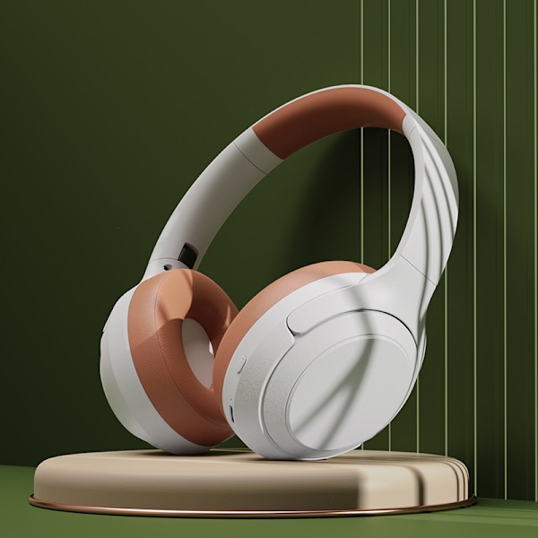 Retro White DR83 Bluetooth-hovedtelefoner: Immersiv lyd