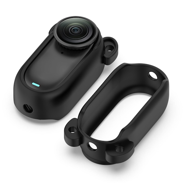 Silikonskyddsfodral för Insta360 GO 3S och GO 3 Svart